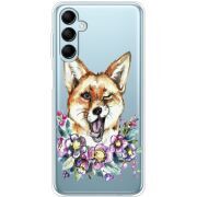 Прозрачный чехол BoxFace Samsung Galaxy M14 5G (M146) Winking Fox