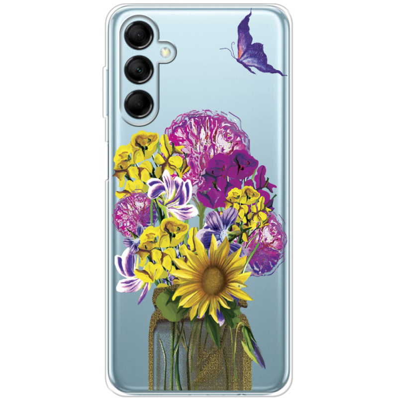 Прозрачный чехол BoxFace Samsung Galaxy M14 5G (M146) My Bouquet