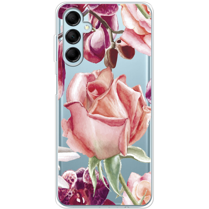 Прозрачный чехол BoxFace Samsung Galaxy M14 5G (M146) Rose