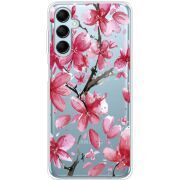 Прозрачный чехол BoxFace Samsung Galaxy M14 5G (M146) Pink Magnolia