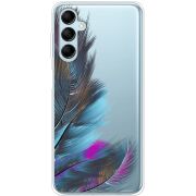 Прозрачный чехол BoxFace Samsung Galaxy M14 5G (M146) Feathers