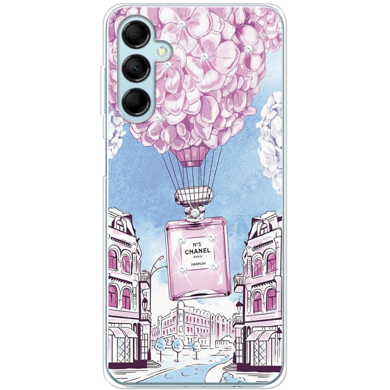 Чехол со стразами Samsung Galaxy M14 5G (M146) Perfume bottle