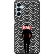 Черный чехол BoxFace Samsung Galaxy M14 5G (M146) Man Pattern