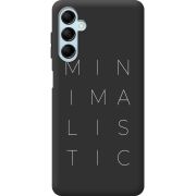 Черный чехол BoxFace Samsung Galaxy M14 5G (M146) Minimalistic