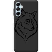 Черный чехол BoxFace Samsung Galaxy M14 5G (M146) Wolf