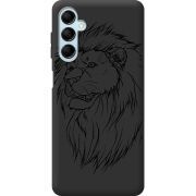 Черный чехол BoxFace Samsung Galaxy M14 5G (M146) Lion