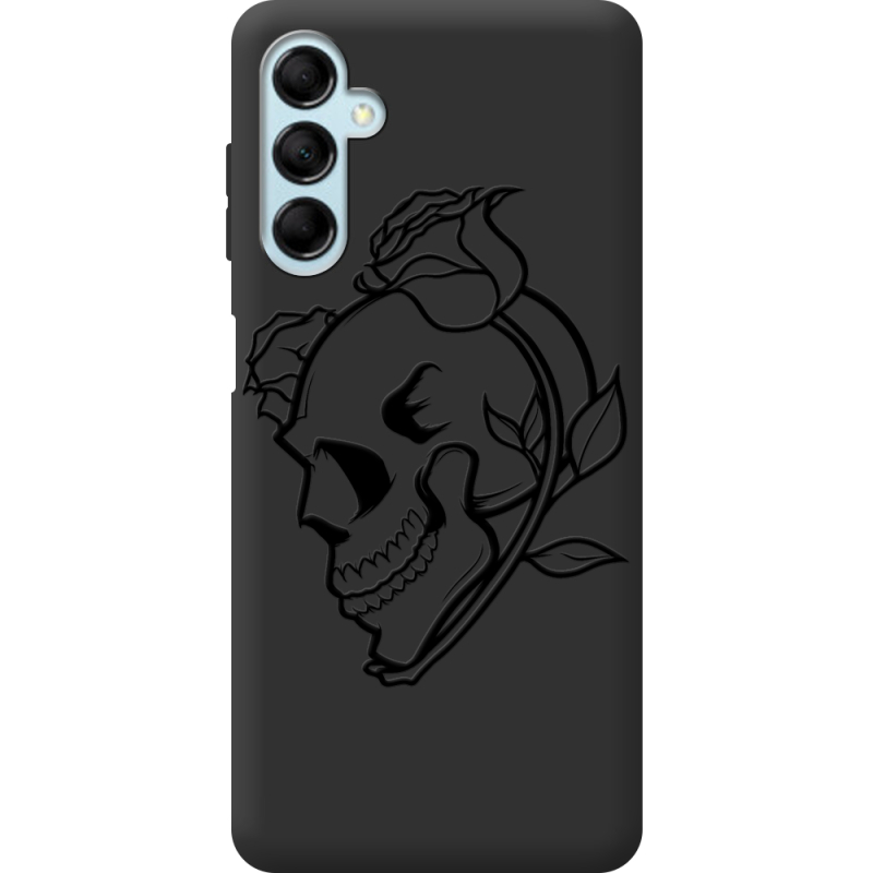 Черный чехол BoxFace Samsung Galaxy M14 5G (M146) Skull and Roses