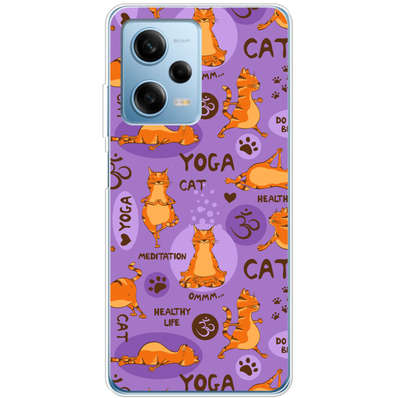 Чехол BoxFace Xiaomi Redmi Note 12 Pro 5G Yoga Cat