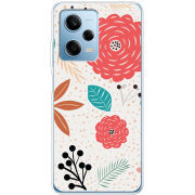 Чехол BoxFace Xiaomi Redmi Note 12 Pro 5G Line Flowers