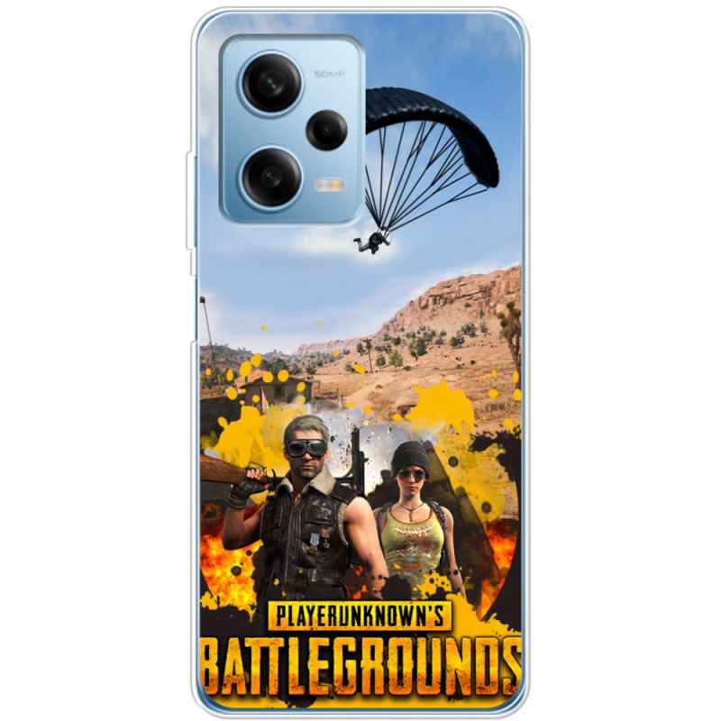 Чехол BoxFace Xiaomi Redmi Note 12 Pro 5G Pubg parachute