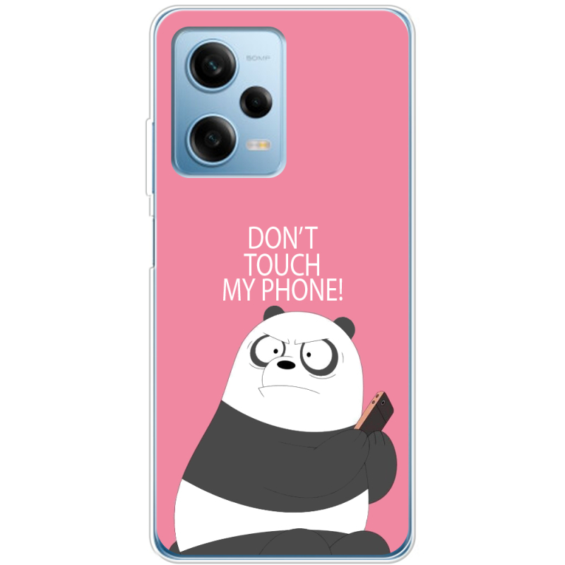 Чехол BoxFace Xiaomi Redmi Note 12 Pro 5G Dont Touch My Phone Panda