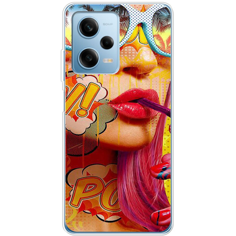 Чехол BoxFace Xiaomi Redmi Note 12 Pro 5G Yellow Girl Pop Art