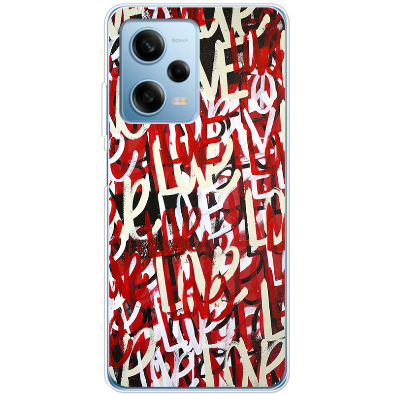 Чехол BoxFace Xiaomi Redmi Note 12 Pro 5G Love Graffiti