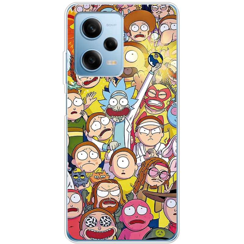 Чехол BoxFace Xiaomi Redmi Note 12 Pro 5G Rick and Morty