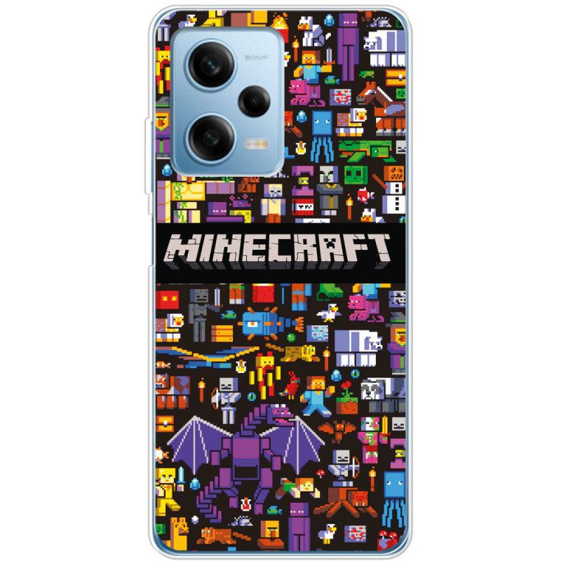 Чехол BoxFace Xiaomi Redmi Note 12 Pro 5G Minecraft Mobbery