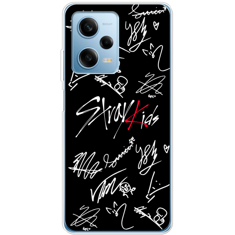 Чехол BoxFace Xiaomi Redmi Note 12 Pro 5G Stray Kids автограф