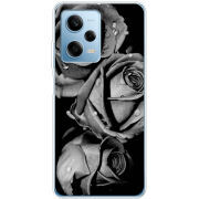 Чехол BoxFace Xiaomi Redmi Note 12 Pro 5G Black and White Roses