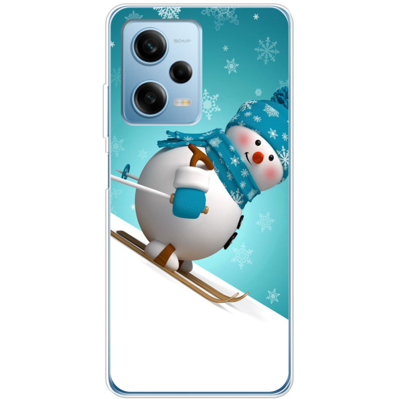 Чехол BoxFace Xiaomi Redmi Note 12 Pro 5G Skier Snowman