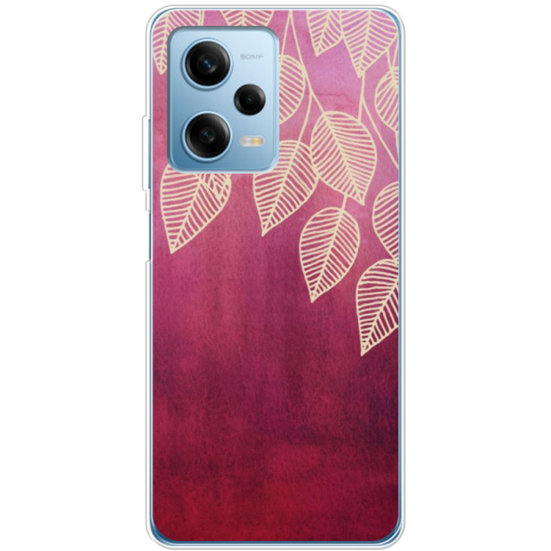 Чехол BoxFace Xiaomi Redmi Note 12 Pro 5G Gold Leaves