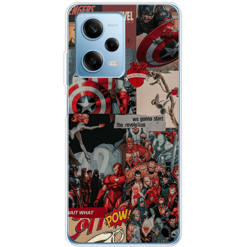 Чехол BoxFace Xiaomi Redmi Note 12 Pro 5G Marvel Avengers