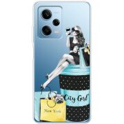 Прозрачный чехол BoxFace Xiaomi Redmi Note 12 Pro 5G City Girl