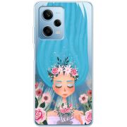 Прозрачный чехол BoxFace Xiaomi Redmi Note 12 Pro 5G Blue Hair