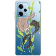 Прозрачный чехол BoxFace Xiaomi Redmi Note 12 Pro 5G Cute Mermaid