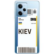 Прозрачный чехол BoxFace Xiaomi Redmi Note 12 Pro 5G Ticket Kiev