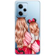 Прозрачный чехол BoxFace Xiaomi Redmi Note 12 Pro 5G Mouse Girls