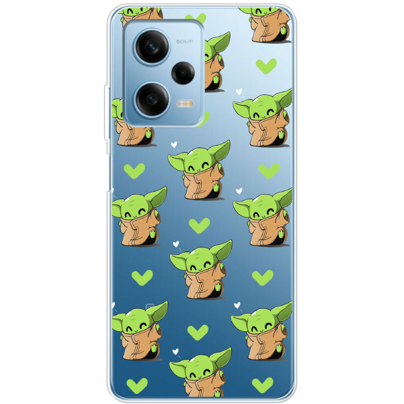 Прозрачный чехол BoxFace Xiaomi Redmi Note 12 Pro 5G Pattern Baby Yoda