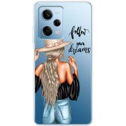 Прозрачный чехол BoxFace Xiaomi Redmi Note 12 Pro 5G Follow Your Dreams