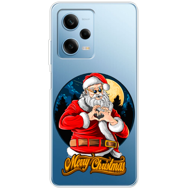 Прозрачный чехол BoxFace Xiaomi Redmi Note 12 Pro 5G Cool Santa