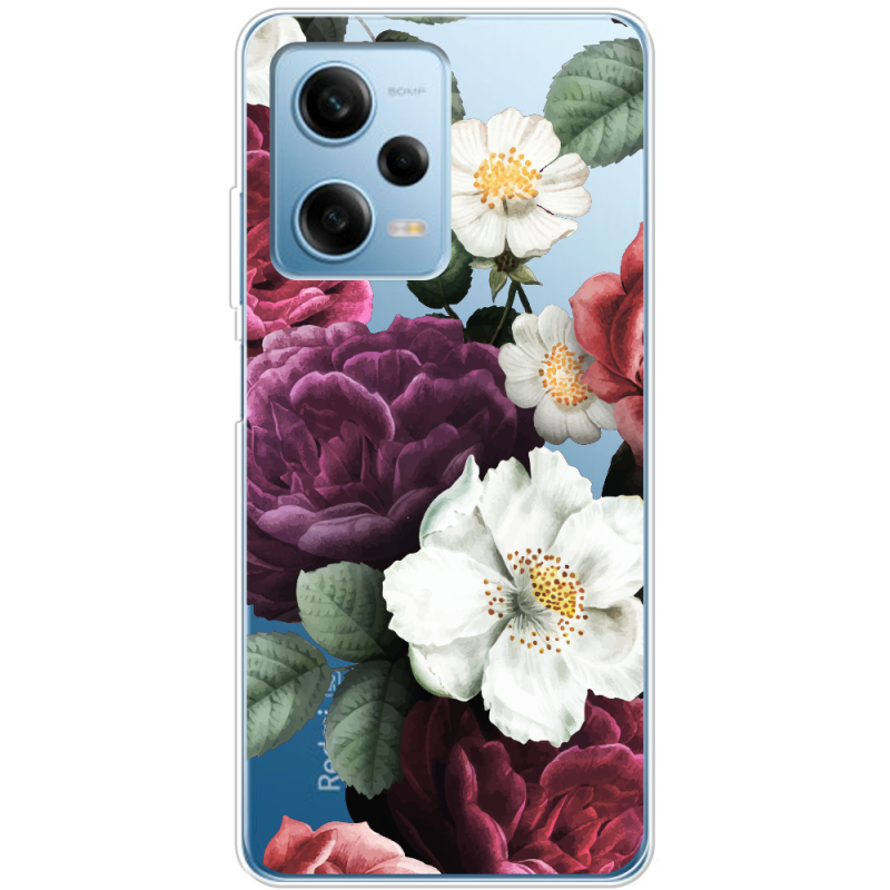 Прозрачный чехол BoxFace Xiaomi Redmi Note 12 Pro 5G Floral Dark Dreams