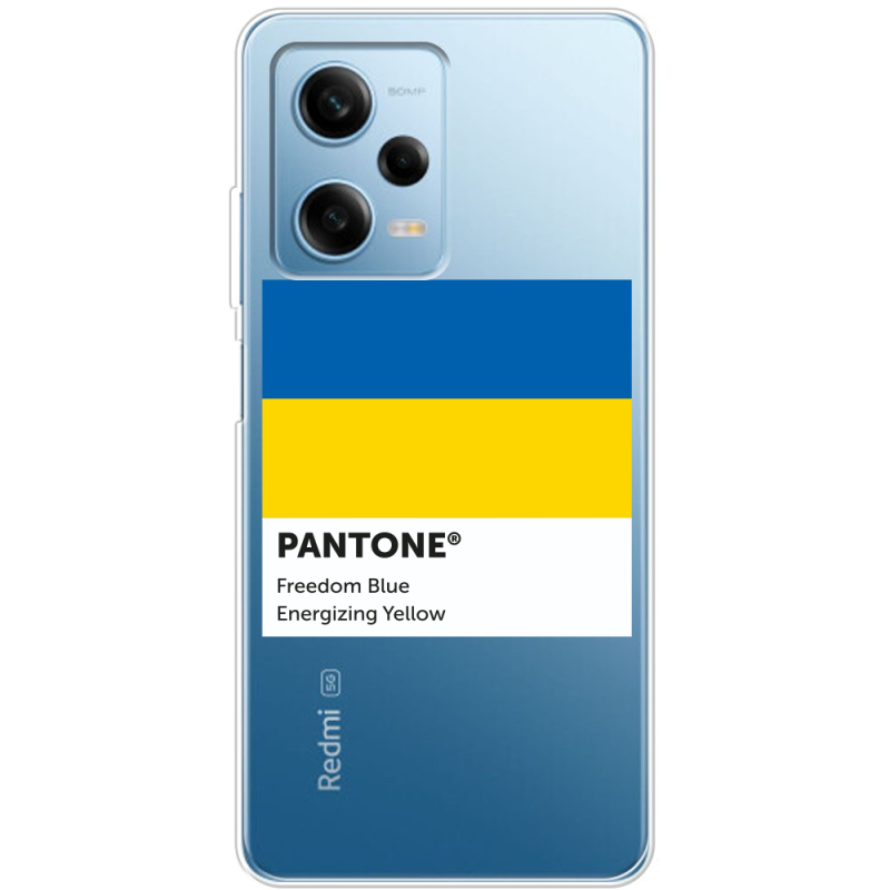 Прозрачный чехол BoxFace Xiaomi Redmi Note 12 Pro 5G Pantone вільний синій