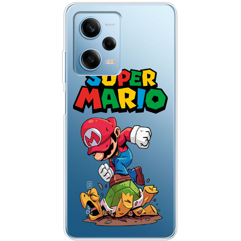 Прозрачный чехол BoxFace Xiaomi Redmi Note 12 Pro 5G Super Mario