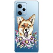 Прозрачный чехол BoxFace Xiaomi Redmi Note 12 Pro 5G Winking Fox