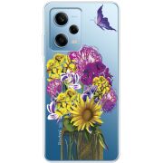 Прозрачный чехол BoxFace Xiaomi Redmi Note 12 Pro 5G My Bouquet