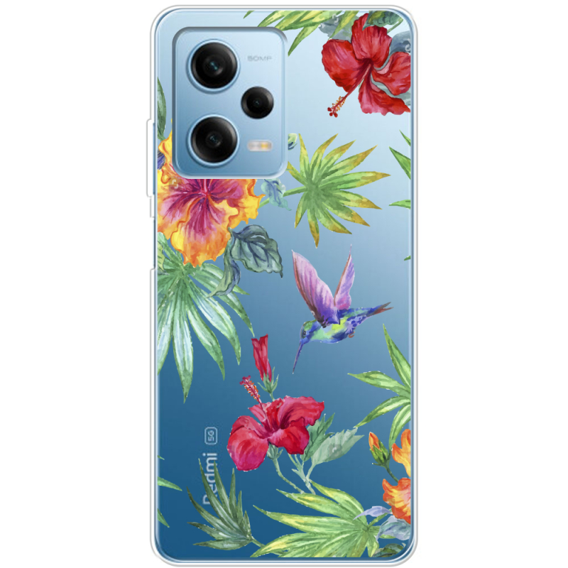 Прозрачный чехол BoxFace Xiaomi Redmi Note 12 Pro 5G Tropical