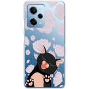 Прозрачный чехол BoxFace Xiaomi Redmi Note 12 Pro 5G Meow