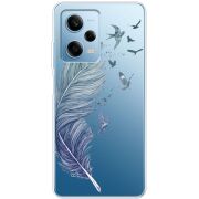 Прозрачный чехол BoxFace Xiaomi Redmi Note 12 Pro 5G Feather