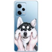 Прозрачный чехол BoxFace Xiaomi Redmi Note 12 Pro 5G Husky