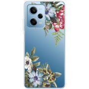 Прозрачный чехол BoxFace Xiaomi Redmi Note 12 Pro 5G Floral