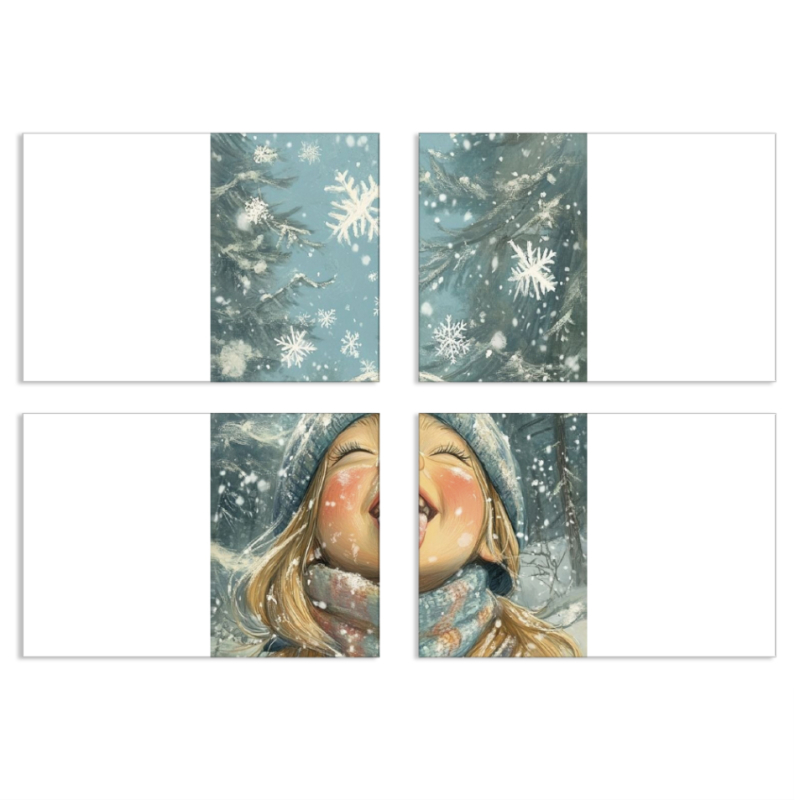 Магнитные фотопазлы 100 на 70 набор 4 штуки Смак дитинства