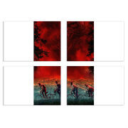 Магнитные фотопазлы 100 на 70 набор 4 штуки 