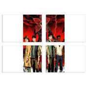 Магнитные фотопазлы 100 на 70 набор 4 штуки 