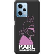 Черный чехол BoxFace Xiaomi Redmi Note 12 Pro 5G Pink Karl