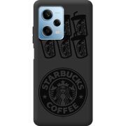 Черный чехол BoxFace Xiaomi Redmi Note 12 Pro 5G Black Coffee