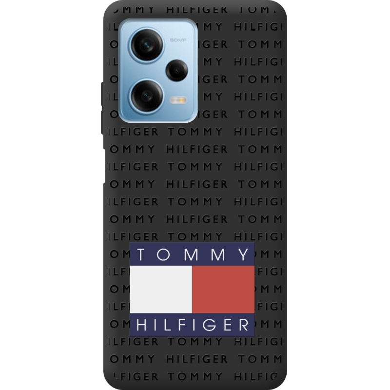 Черный чехол BoxFace Xiaomi Redmi Note 12 Pro 5G Tommy Print