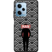 Черный чехол BoxFace Xiaomi Redmi Note 12 Pro 5G Man Pattern