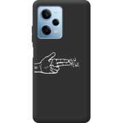 Черный чехол BoxFace Xiaomi Redmi Note 12 Pro 5G Pew Pew